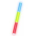 Pałka Trzykolorowa Fluorescencyjna Świeciąca W Ciemności Neon Stick 31,5 cm