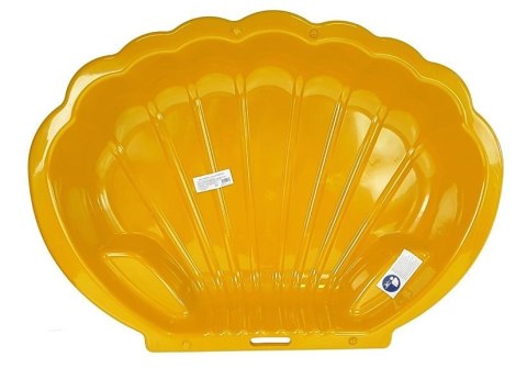Piaskownica Basen Dla Dzieci 2w1 Muszelka Żółta 110cm 2075