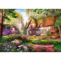 Puzzle - 1000 Premium Plus - Tea Time: Urocza chatka w lesie - Trefl 10804