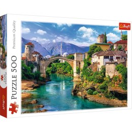 Puzzle - 500 - Stary Most w Mostarze - Bośnia i Hercegowina - Trefl 37333
