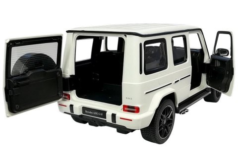 Samochód Terenowy Mercedes G63 Rastar Zdalnie Sterowany R/C Biały 1:14