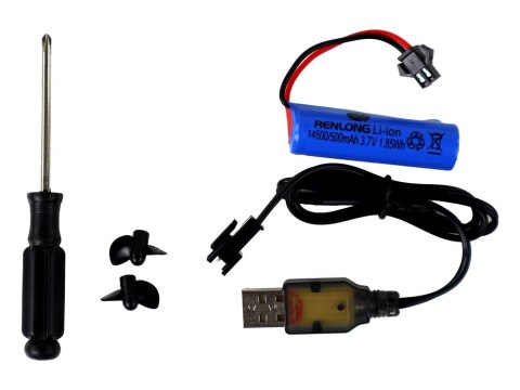 Motorówka Łódka Zdalnie Sterowana R/C 2.4G Pilot Podstawka Żółta