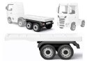 Naczepa do pojazdu na akumulator HL358 Mercedes Scania Actros biała