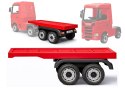 Naczepa do pojazdu na akumulator HL358 Mercedes Scania Actros czerwona