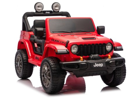 Pojazd Na Akumulator Jeep Rubicon 4x4 DK-JWR556 4x200W 24V Czerwony