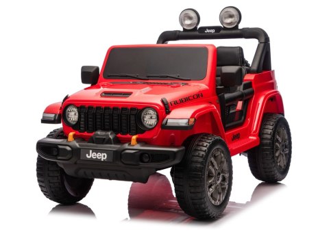 Pojazd Na Akumulator Jeep Rubicon 4x4 DK-JWR556 4x200W 24V Czerwony