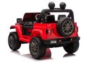 Pojazd Na Akumulator Jeep Rubicon 4x4 DK-JWR556 4x200W 24V Czerwony