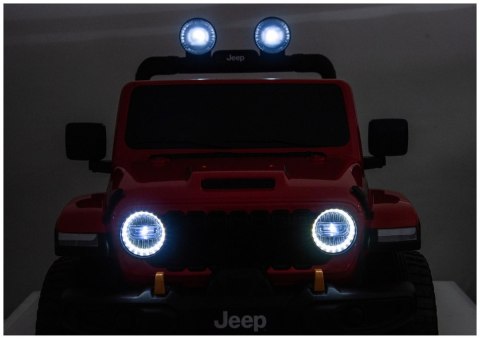 Pojazd Na Akumulator Jeep Rubicon 4x4 DK-JWR556 4x200W 24V Czerwony