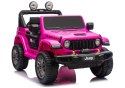 Pojazd Na Akumulator Jeep Rubicon 4x4 DK-JWR556 4x200W 24V Różowy
