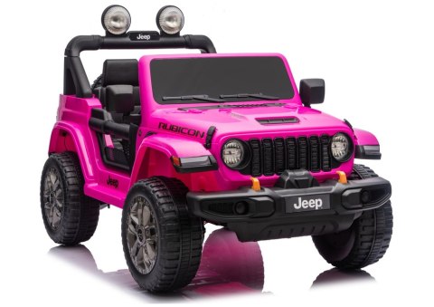 Pojazd Na Akumulator Jeep Rubicon 4x4 DK-JWR556 4x200W 24V Różowy