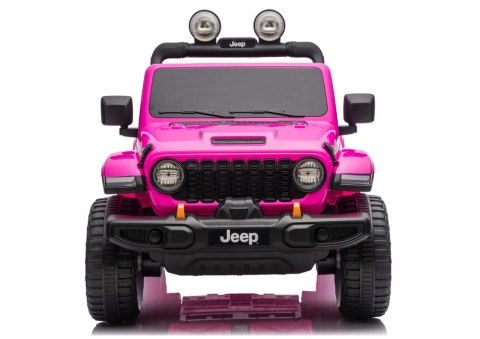 Pojazd Na Akumulator Jeep Rubicon 4x4 DK-JWR556 4x200W 24V Różowy