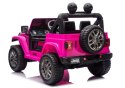 Pojazd Na Akumulator Jeep Rubicon 4x4 DK-JWR556 4x200W 24V Różowy
