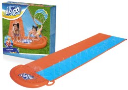 Ślizg Ślizgawka Wodna Podwójna Zjeżdżalnia 4.88m Bestway 52328