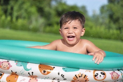 Dmuchany Basen Ogrodowy Dla Dzieci Zwierzątka 102 cm Bestway 51008