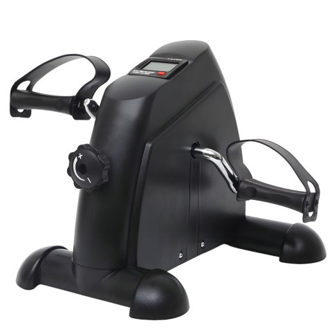 Mini Rowerek Treningowy Rotor Rehabilitacyjny 2w1 Wyświetlacz LCD Czarny