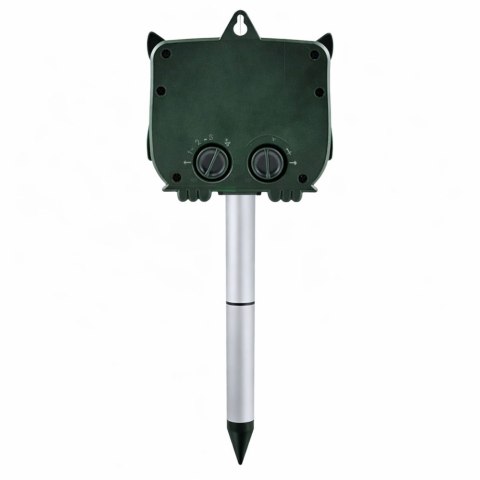 Solarny Odstraszacz Zwierząt Sowa Czujnik Ruchu Ultradźwięki Diody LED